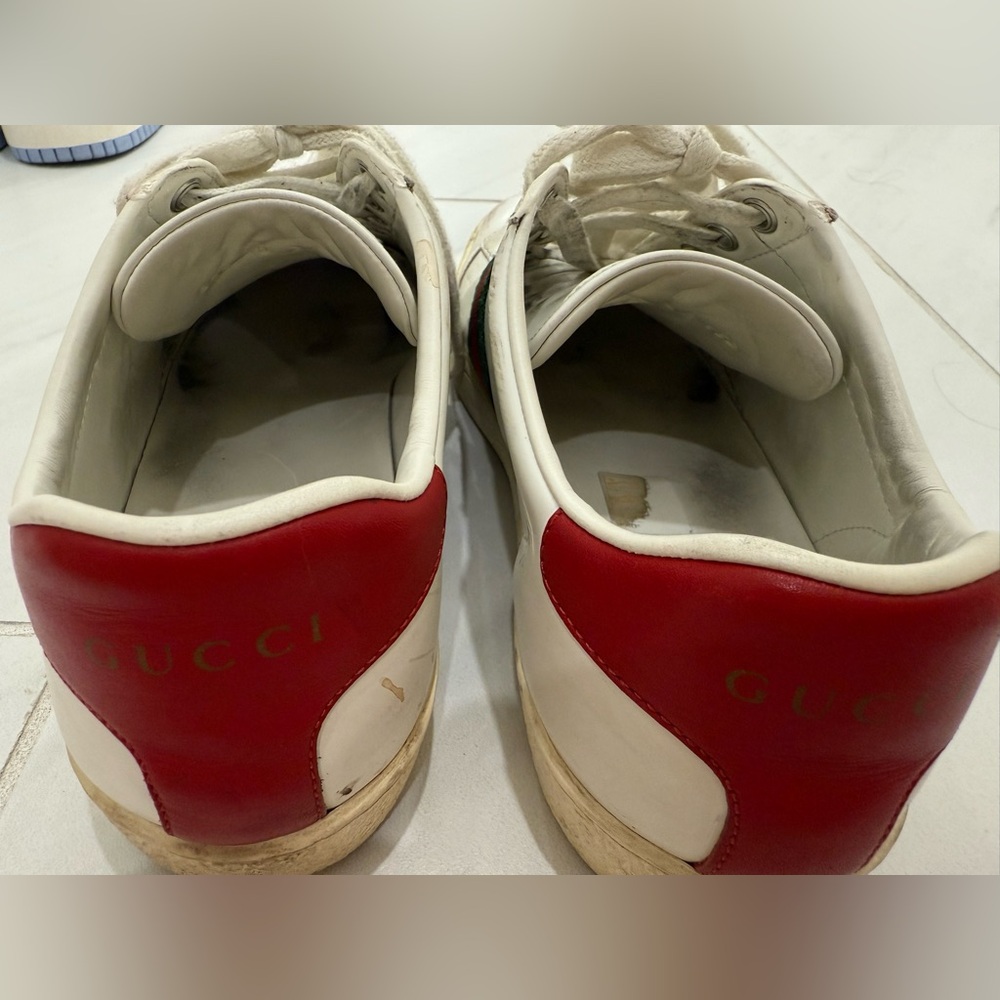 Gucci Wmns Ace GG 'Cherry' - Picture 5 of 13